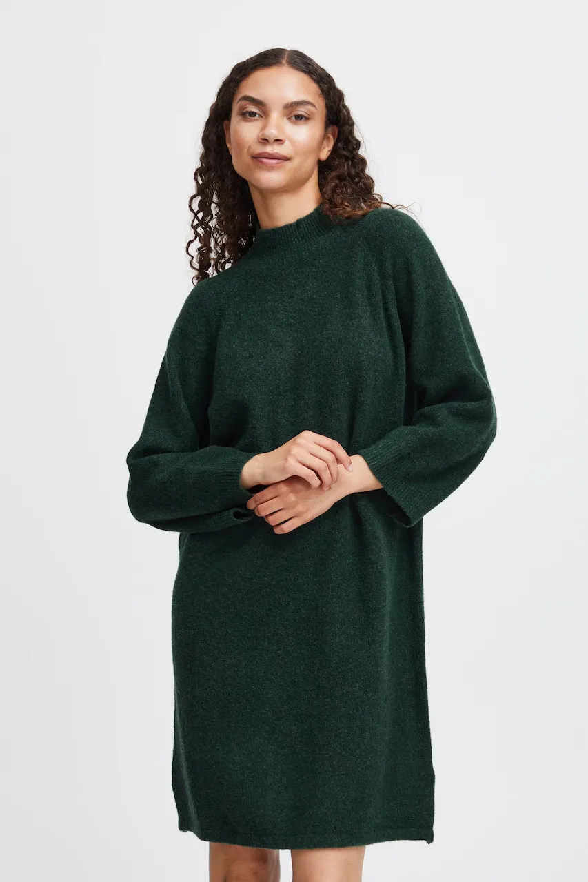 Womens Knee Long Knitted Sweater Dress