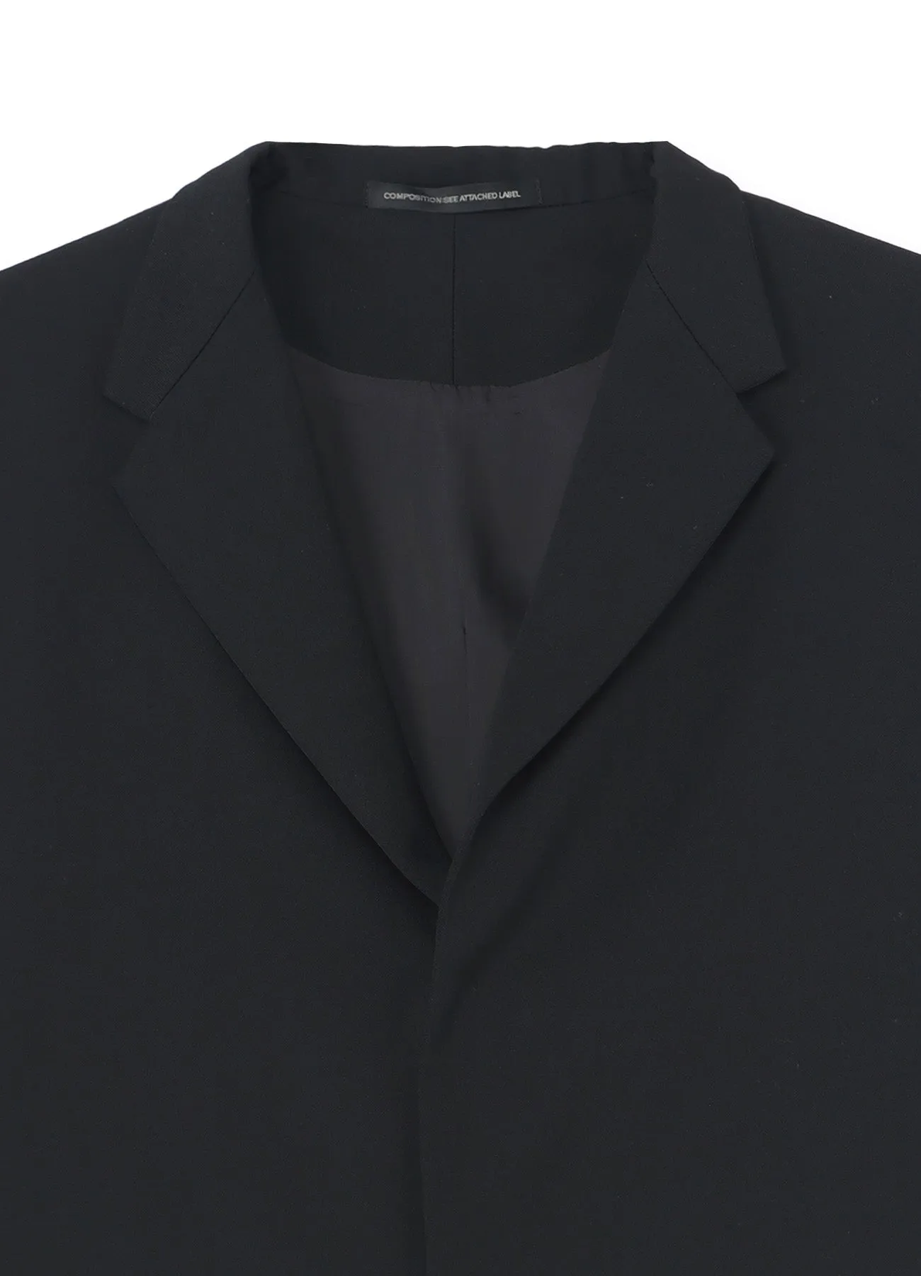 WOOL GABARDINE SHORT JACKET