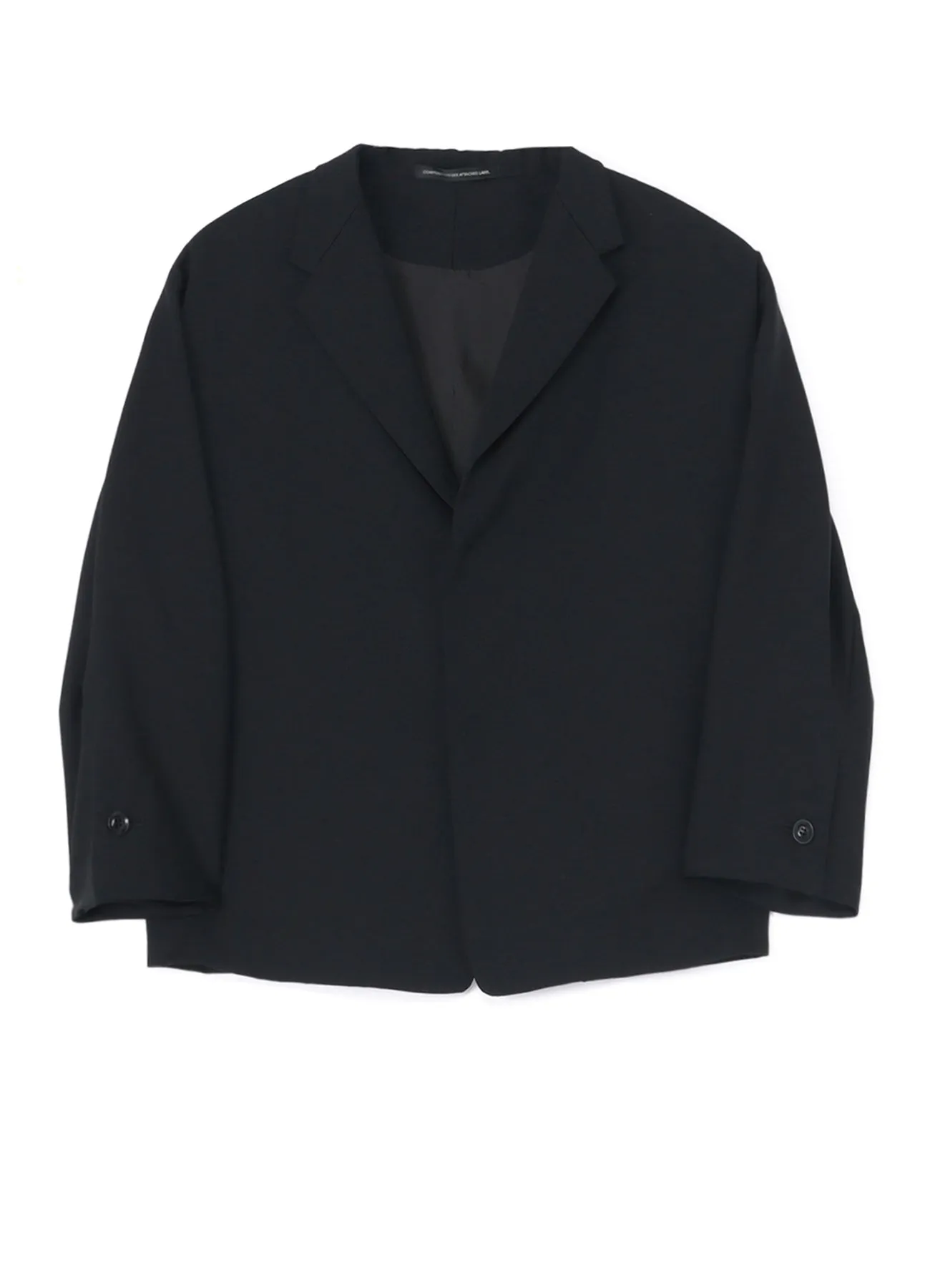 WOOL GABARDINE SHORT JACKET