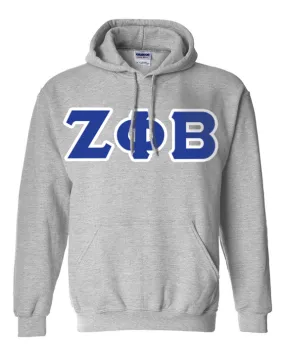 Zeta Phi Beta Hooded Sweatshirt - G185 - TWILL